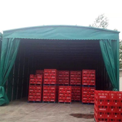 北京傳統戶外遮陽棚伸縮式雨篷